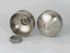 QualiTru Products 12-Port Tank Fitting: Insulated, with Nut, Stainless Steel 316L