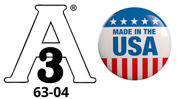 3-A and made in the USA