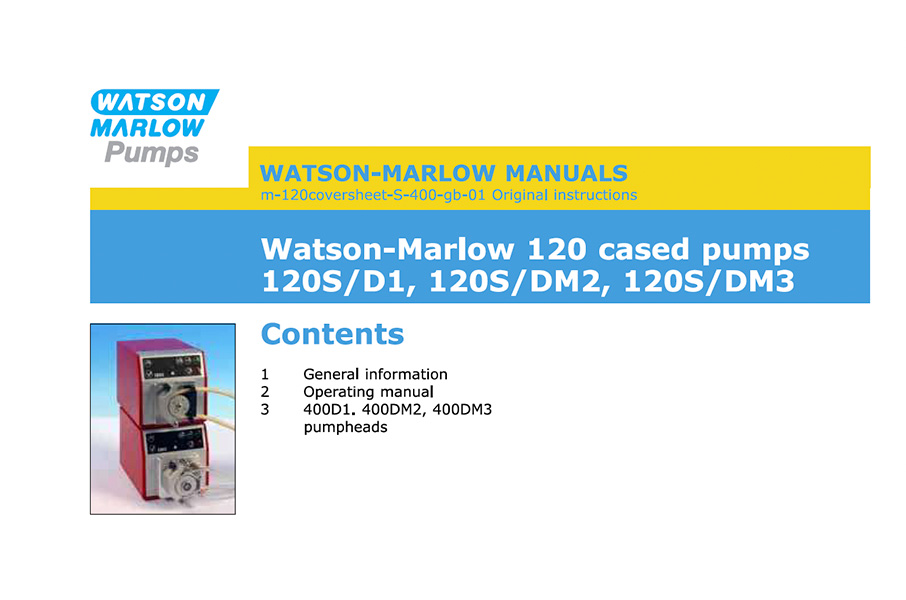Watson-Marlow Manual