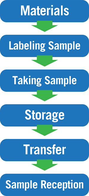 typical sample process flow